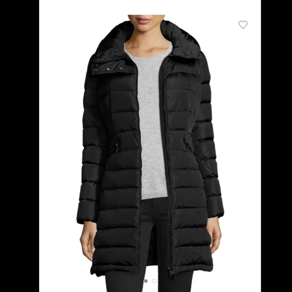 AUTHENTIC Moncler Flammette Down Coat with Hood, Size 3 (US L/8-10)